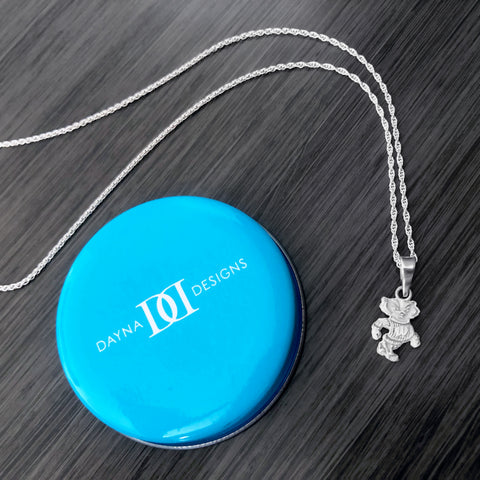 University of Wisconsin Pendant Necklace - Silver