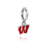 University of Wisconsin Bracelet Charm - Enamel