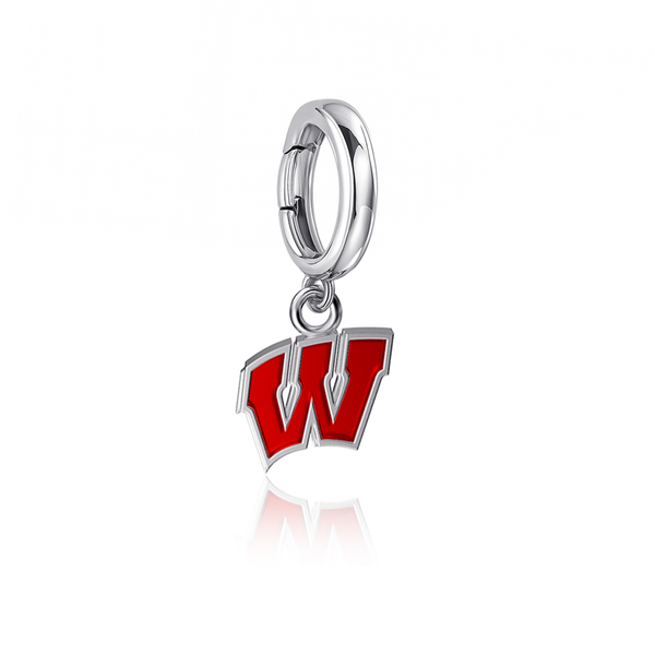University of Wisconsin Bracelet Charm - Enamel