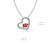 University of Wisconsin W Heart Pendant Necklace - Enamel