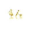 University of Wyoming Stud Earrings - Gold