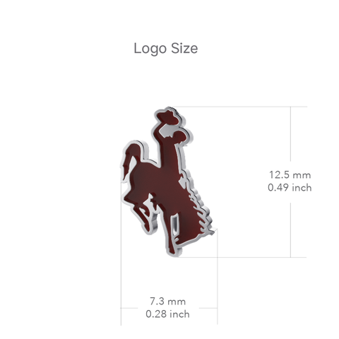 University of Wyoming Stud Earrings - Enamel