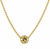 Volleyball Pendant Necklace - Gold