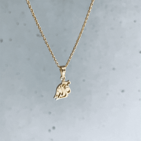 Washington State Cougars Pendant Necklace - Gold