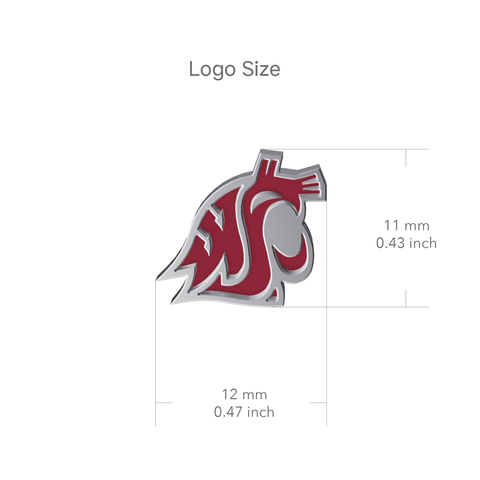 Washington State Cougars Pendant Necklace - Enamel