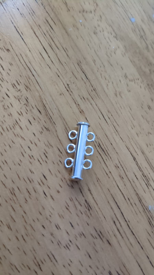 Sterling Silver Slide Clasp for Jewelry Making