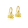 Cross Country Dangle Earrings - Gold