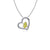 North Carolina A&T Aggies Heart Pendant Necklace - Enamel
