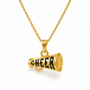 Cheer Pendant Necklace - Gold