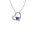 Washington Huskies Heart Pendant Necklace - Enamel