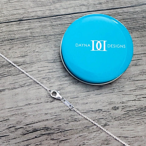 Tennis Ball Heart Necklace - Silver