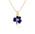 University of Notre Dame Shamrock Pendant Necklace - Gold Plated Enamel