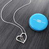 University of Wyoming Heart Necklace - Enamel