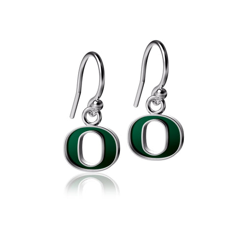 University of Oregon Dangle Earrings - Enamel