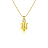 Indiana University Pendant Necklace - Gold