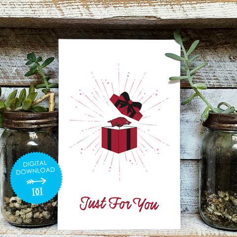 University of Arkansas Gift Greeting Card
