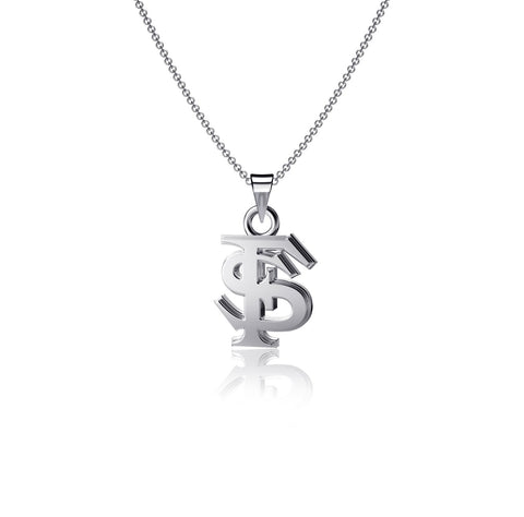 Florida State University Pendant Necklace - Silver