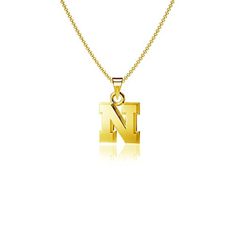 University of Nebraska Pendant Necklace - Gold Plated