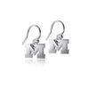 University of Michigan Dangle Earrings - Silver