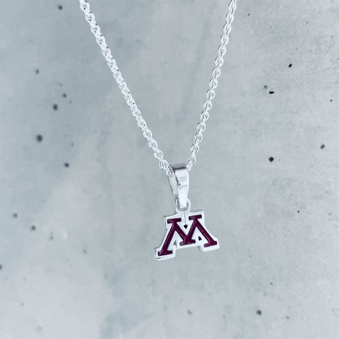 University of Minnesota Pendant Necklace - Enamel