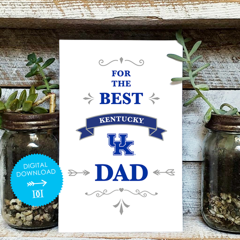 University of Kentucky Dad Card - Digital Download
