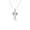 Crew Rowing Pendant Necklace