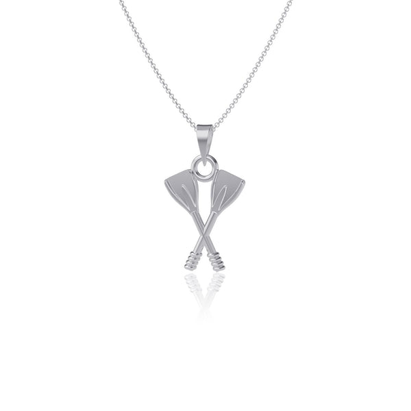 Crew Rowing Pendant Necklace