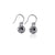 Volleyball Dangle Earrings - Silver