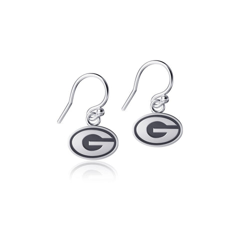 University of Georgia Dangle Earrings - Silver