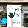 Michigan State Baby Greeting Card