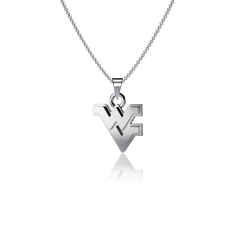 West Virginia University Pendant Necklace - Silver