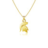 Michigan State University Pendant Necklace - Gold