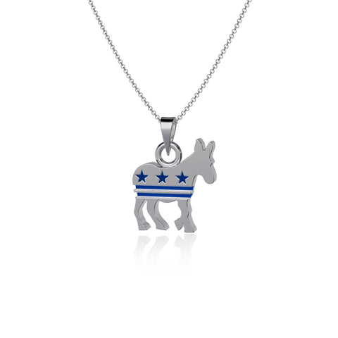 Donkey Pendant Necklace - Enamel