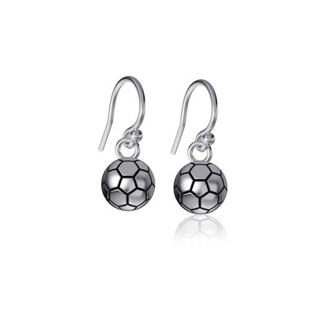 Soccer Ball Dangle Earrings