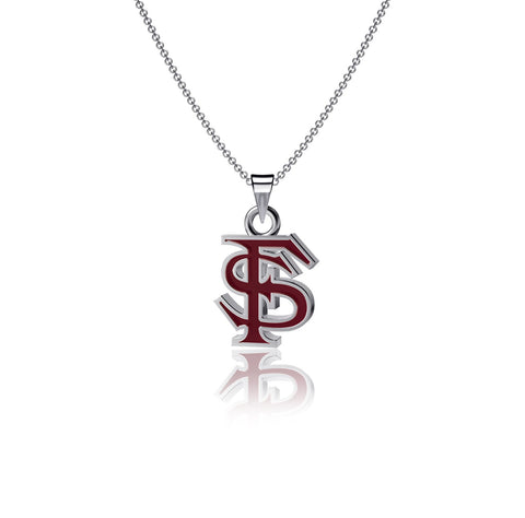 Florida State University Pendant Necklace - Enamel