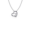 Crew Rowing Heart Necklace