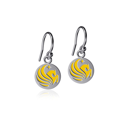 Central Florida Knights Dangle Earrings - Enamel