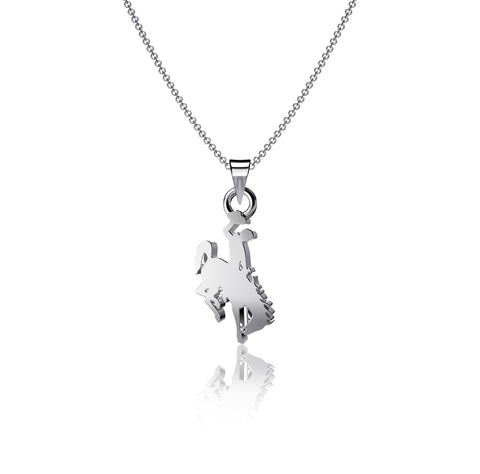 University of Wyoming Pendant Necklace - Silver