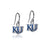 University of Kansas Dangle Earrings - Enamel