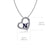 US Naval Academy Heart Necklace - Enamel