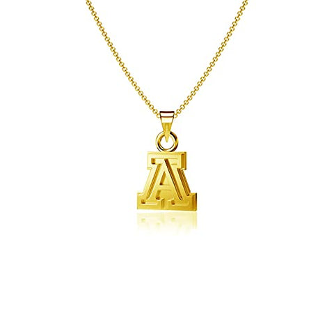 University of Arizona Pendant Necklace - Gold Plated