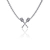 Lacrosse Sticks Pendant Necklace