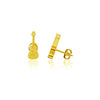Guitar Stud Earrings - Gold