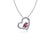 Washington State Cougars Heart Pendant Necklace - Enamel