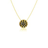 Golf Ball Pendant Necklace - Gold