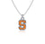 Syracuse Orange Pendant Necklace - Enamel