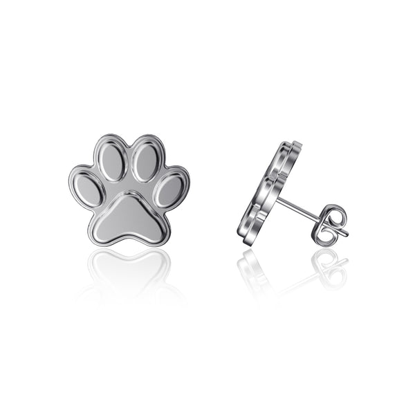 Dog Paw Stud Earrings