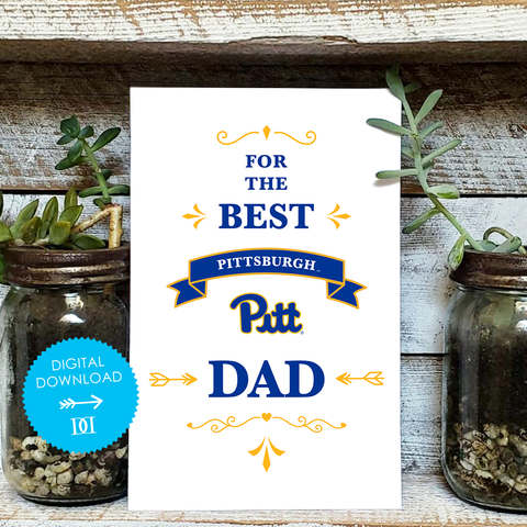 Pittsburgh Dad Card - Digital Download