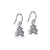 Arizona State Sun Devils Dangle Earrings - Silver