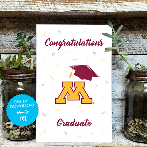 University of Minnesota Grad Card - Digital Download